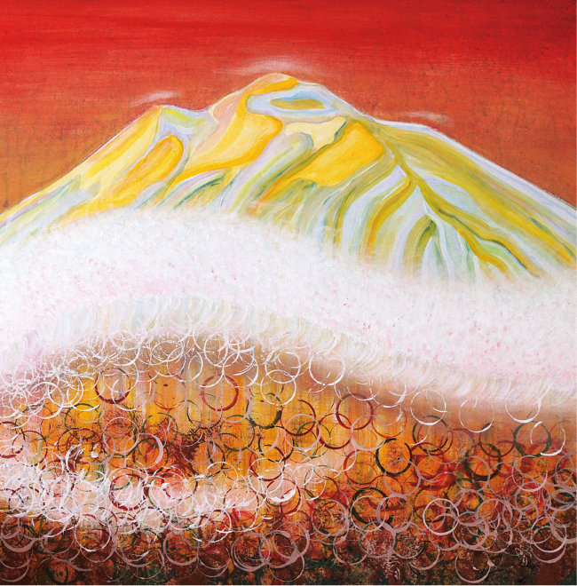 岩木山画『2011/3/7 制作』